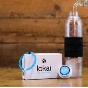 LOKAI bracelet & water bottle